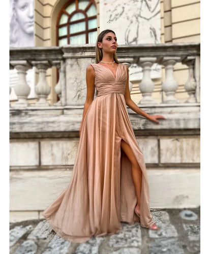 Abito cerimonia oro con - abito,