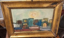 Dipinto Ad Olio Su Cartone
