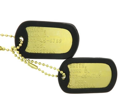 Set targhette cane id - cane, af
