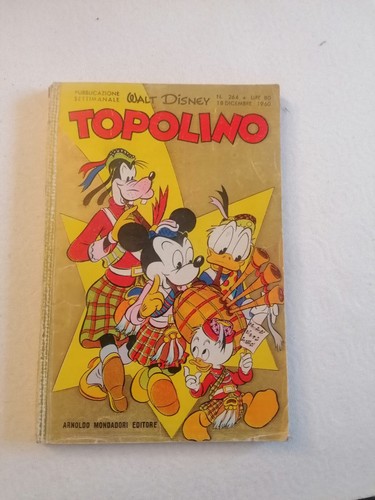 Topolino 264 del 12 1960 - topolino,