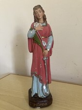 Vecchia statuina in gesso