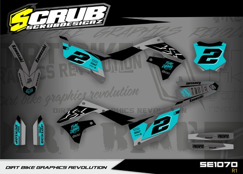 Kit grafica kawasaki - kit, kx450
