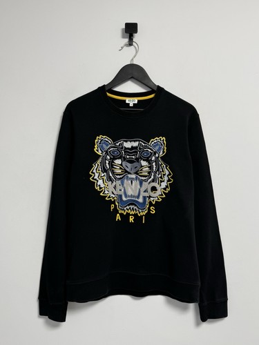 Felpa uomo kenzo paris nera - uomo,