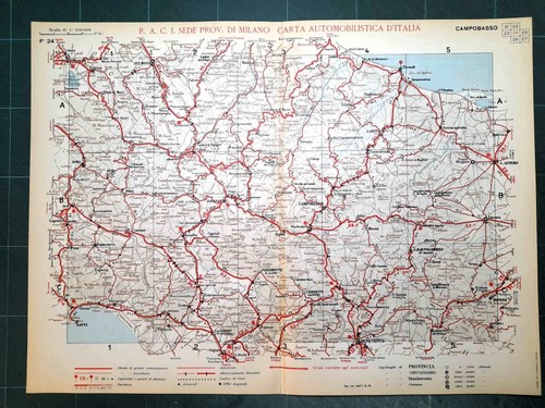 Carta geografica stradale