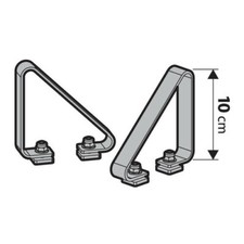 COPPIA SPONDINE FERMACARICO