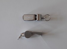 2 fischietti ottone grandi