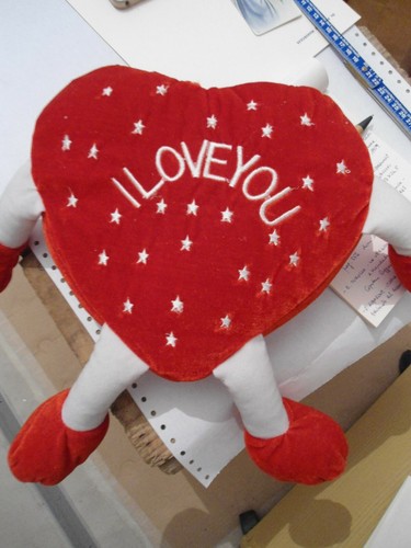 Peluche forma cuore i - cuore,