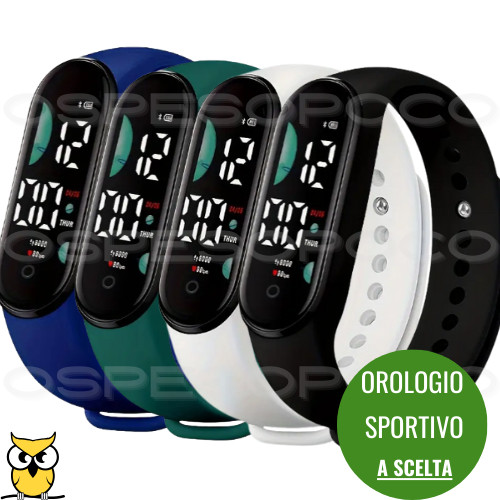 Orologio sportivo con schermo - sportivo,