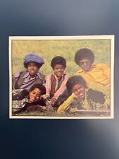 JACKSON FIVE 1972 PANINI VERSIONE ITALIANA NUOVO ORIGINALE STICKER ROOKIE MINT CARD