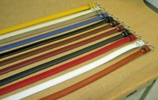 Cintura da donna artigianale in pelle vari colori larghezza 2,5 cm made in Italy