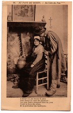 CPA 18 - Au Pays du Berry (Cher) - 16. Au Coin du Feu (Folklore)