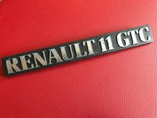 RENAULT 11 GTC LOGO SIGLA EMBLEMA FREGIO STEMMA SCRITTA TARGHETTA BADGE PLACCA
