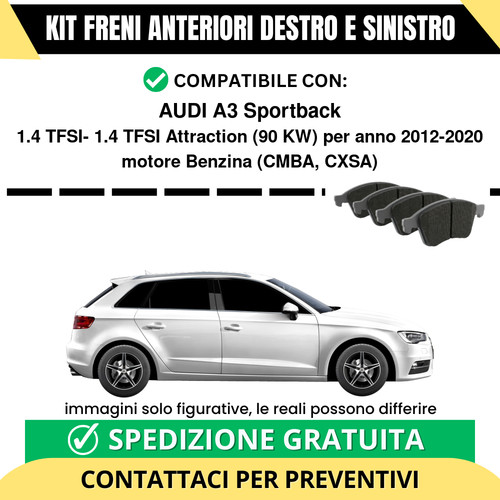Pastiglie freno anteriori per - freno,