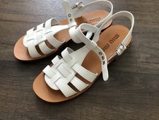 Sandali MIU MIU bianchi, usati