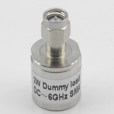 DC-6GHz 2 Watt SMA Carico Fittizio, 50 ohm, Spina SMA Maschio, Terminazione RF