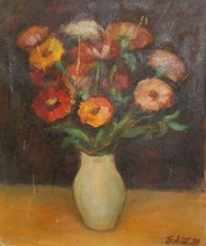 Dipinto ad olio realista anni