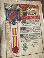 Diploma commemorativo guerra