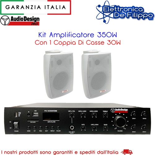 Kit amplificatore 350w con - amplificatore,