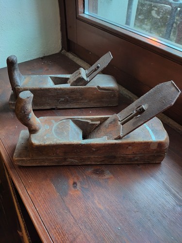 Due pialle legno - ,