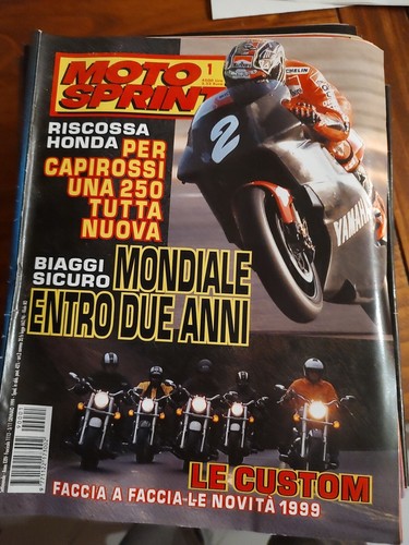 Rivista motosprint annata - annata, 1999