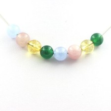 Collana Perle Aigue-Marine +