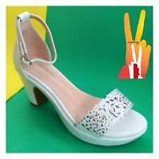 SANDALI DONNA TACCO PLATEAU  CLASSICI ELEGANTI  ESCLUSIVI COMODI SCARPE  VVV