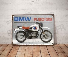 Plaque métal vintage R80GS