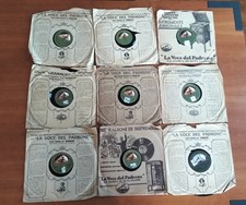 Lotto grammofono disco giri - grammofono,
