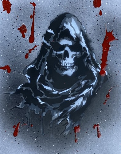 009 reaper stencil - reaper,