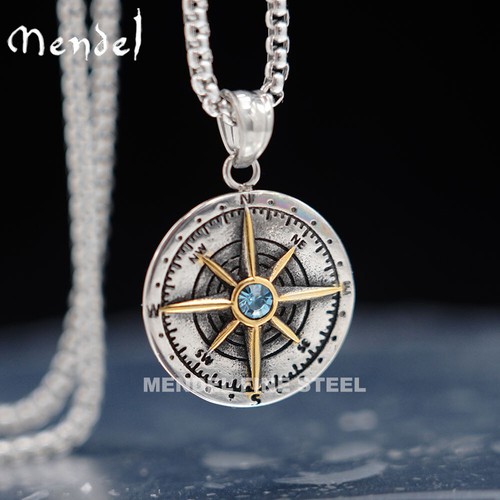 Collana con ciondolo bussola