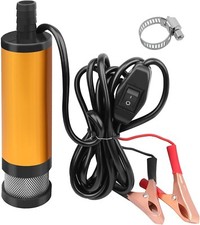 MINI POMPA IMMERSIONE 12V TRAVASO LIQUIDI GASOLIO DIESEL AUTO CAMION CAMPER 12L