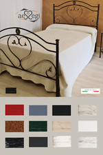 Letto alla francese in ferro battuto Cuore