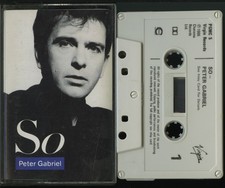 PETER GABRIEL - So -  Cassette