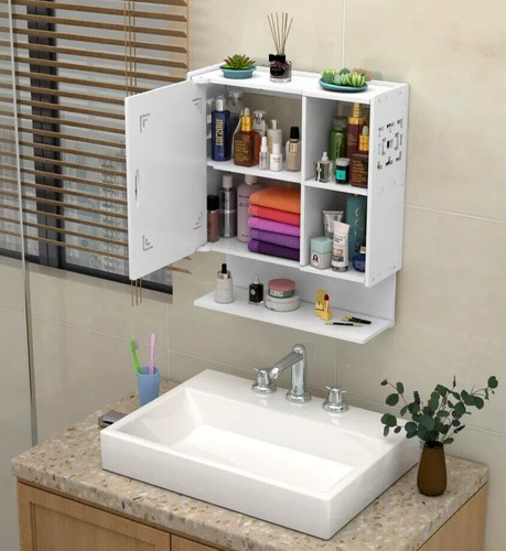 Pensile bagno bianco sospeso