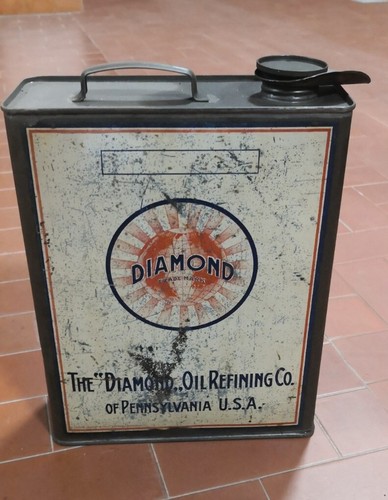 Latta olio vintage diamond - latta,