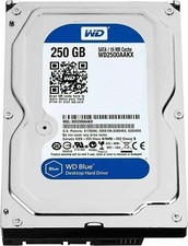 Lotto stock 5 hard disk sata 3,5" 250 gb wd, seagate