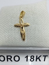 Croce in oro giallo 750 18