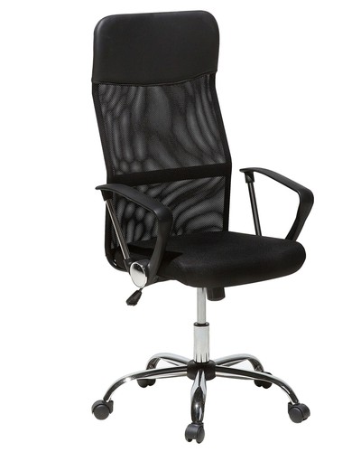 Sedia ufficio ecopelle nera - da,