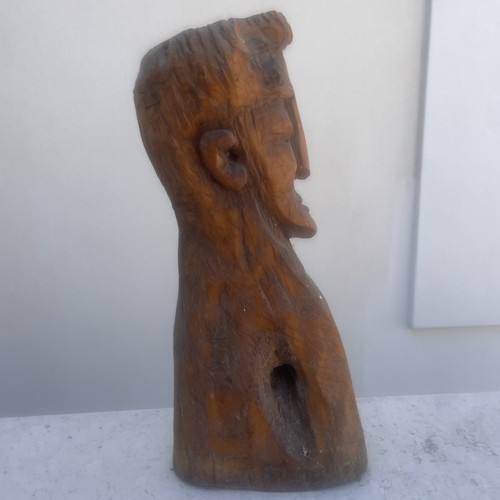 Statua legno ulivo - statua, in