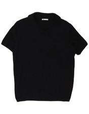 ZARA Polo Uomo Media Blu Navy