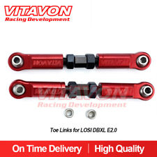 Vitavon CNC Alluminio 7075 Punte Link per LOSI DBXL E2.0 in Rosso