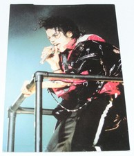 MICHAEL JACKSON cartolina d'epoca originale MINI-POSTER 6x4 pollici