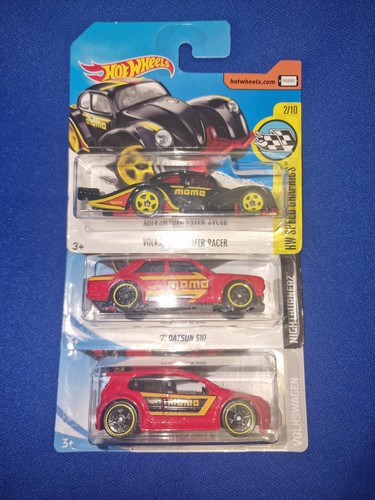 Tre auto hot wheels - hot,