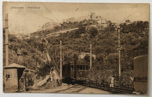 Cartolina catanzaro funicolare - catanzaro,