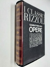 OPERE - GIAMBATTISTA VICO - RIZZOLI - 1959