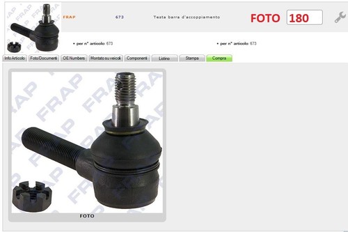673 testina snodo braccio - testina,