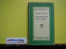 ART 9.463 LIBRO IL PERTURBATORE DELLA QUIETE DI L SOLOVIOV 1a ED DEL 1942