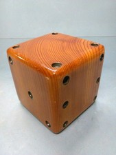 Elemento decorativo da arredo - Dado legno - Oggettistica Vintage