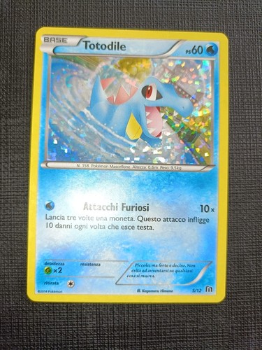 Carta pokémon totodile holo - pokémon,