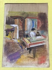 RAOUL DUFY disegno e quadro su
